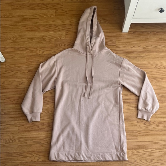 Zara Dresses & Skirts - Zara Tan Hooded dress